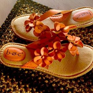 Super cute flip flops- B.O.C